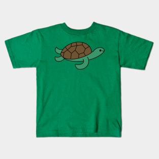 Cute Kawaii Turtle Kids T-Shirt